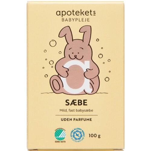 Køb Apotekets Baby Sæbe 100 g online hos apotekeren.dk