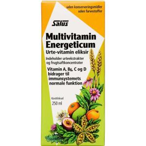 Køb Salus Multivitamin Energicitum Urte-vitamin-eliksir 250 ml online hos apotekeren.dk