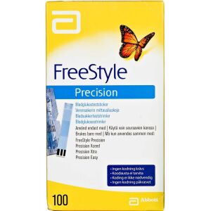 Køb Freestyle Precision Xtra glukose elektroder 100 stk. online hos apotekeren.dk