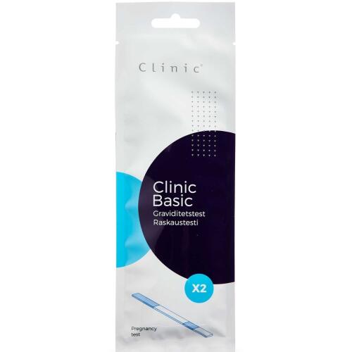 Køb Clinic Basic graviditetstest 2 stk. online hos apotekeren.dk