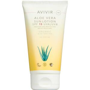 Køb AVIVIR Aloe Vera Sun Lotion SPF 15 150 ml online hos apotekeren.dk