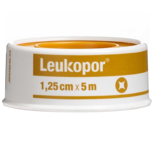 Køb Leukopor 2471 1,25 cm x 5 m 1 stk. online hos apotekeren.dk