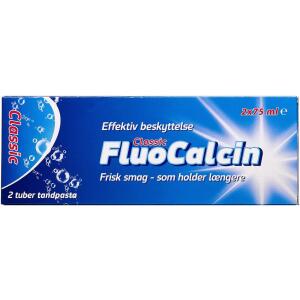 Køb Fluo Calcin Tandpasta 2 x 75 ml online hos apotekeren.dk