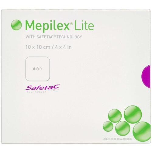 Køb Mepilex Lite 10x10 cm 5 stk. online hos apotekeren.dk
