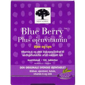 Køb Blue Berry Plus Øjenvitamin tablet 120 stk. online hos apotekeren.dk