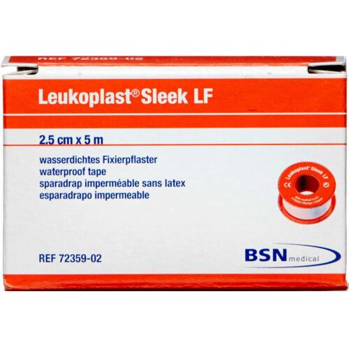 Køb Leukoplast Sleek LF 2,5 cm x 5 m 1 stk. online hos apotekeren.dk