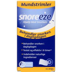 Køb Snoreeze Mundstrimler 14 stk. online hos apotekeren.dk