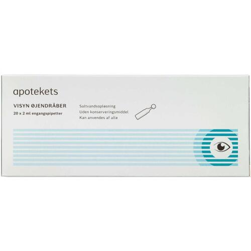 Køb Apotekets Visyn Øjendråber 20 x 2 ml online hos apotekeren.dk
