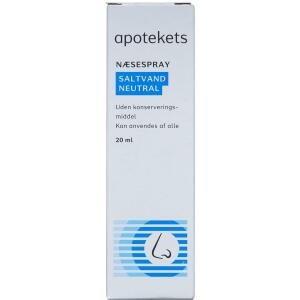 Køb Apotekets Næsespray 20 ml online hos apotekeren.dk