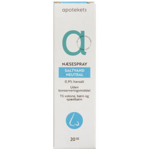 Køb Apotekets Næsespray 20 ml online hos apotekeren.dk
