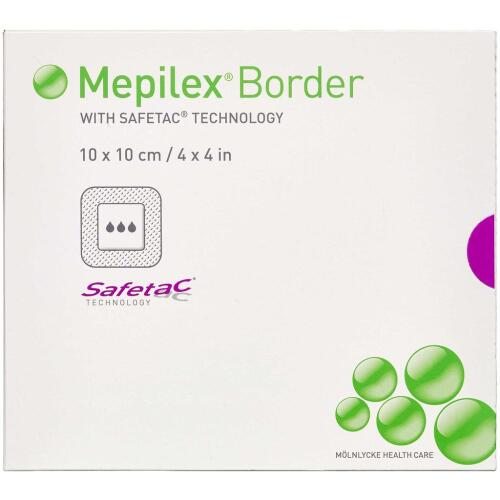 Køb Mepilex Border 10x10 cm 5 stk. online hos apotekeren.dk