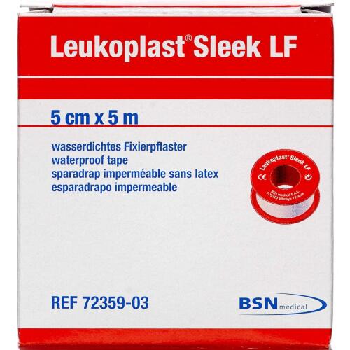 Køb Leukoplast Sleek LF 5 cm x 5 m 1 stk. online hos apotekeren.dk