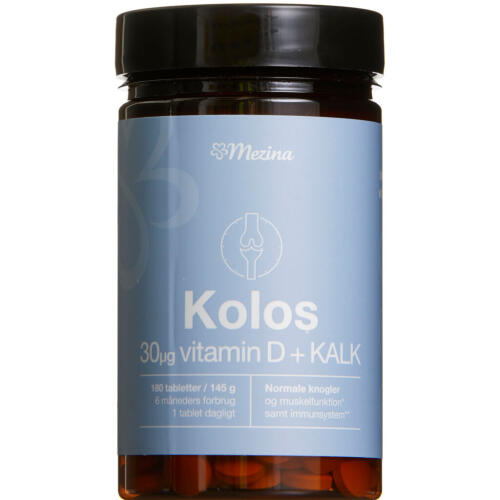 Køb Kolos stærkt D-vitamin m/calcium tabletter 180 stk. online hos apotekeren.dk