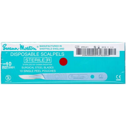 Køb Sabre Skalpeltype 10 steril 10 stk. online hos apotekeren.dk