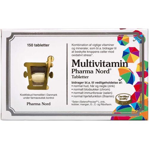 Køb Multivitamin tabletter 150 Stk. online hos apotekeren.dk