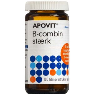 Køb Apovit B-combin stærk tabletter 100 stk. online hos apotekeren.dk