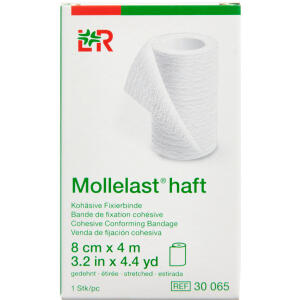 Køb Mollelast Haft 8 cm x 4 m 1 stk. online hos apotekeren.dk