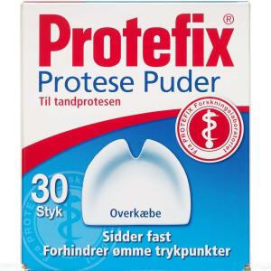 Køb Protefix Protesepuder - overmund 30 stk. online hos apotekeren.dk