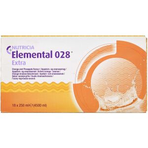 Køb Elemental 028 extra orange/ananas 18 x 250 ml online hos apotekeren.dk