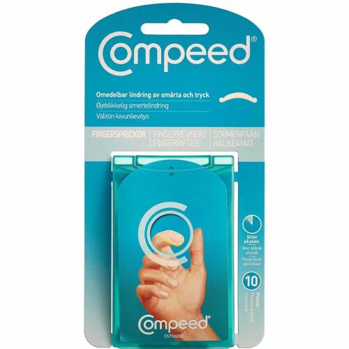 Køb Compeed Fingerrevner 10 stk. online hos apotekeren.dk