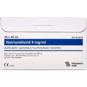 Køb Natriumklorid 9mg/ml microspol 20x30 ml online hos apotekeren.dk