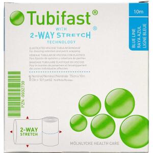 Køb Tubifast 2-WAY Stretch BLÅ 7,5 cm x 10 m. 1 stk. online hos apotekeren.dk
