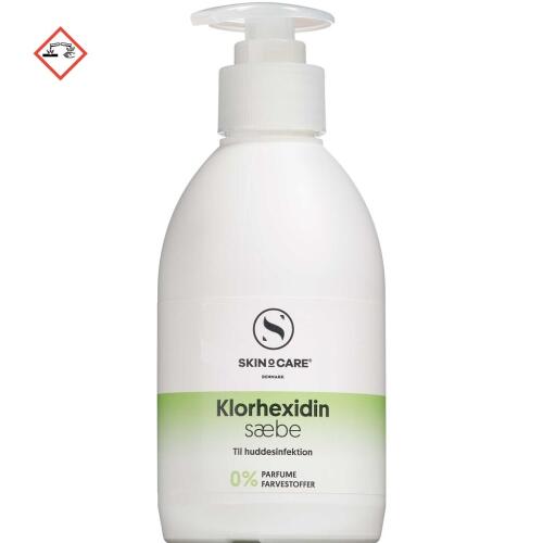 Køb SkinOcare Klorhexidin Sæbe 300 ml online hos apotekeren.dk