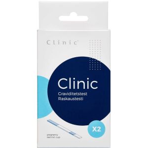 Køb CLINIC® graviditetstest m/kop 2 stk. online hos apotekeren.dk
