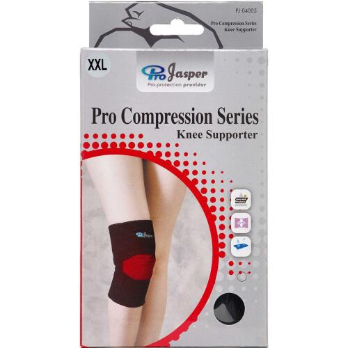 Køb Jasper Pro Compression Knæbandage Natur XX-Large 1 par online hos apotekeren.dk