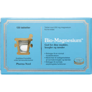 Køb Bio-Magnesium Tabletter 120 stk. online hos apotekeren.dk