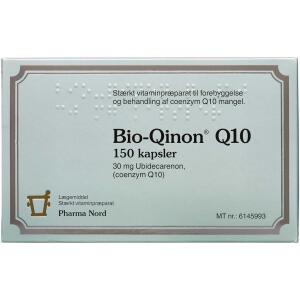 Køb Bio-Qinon Q10 Kapsler, 30 mg 150 stk. online hos apotekeren.dk