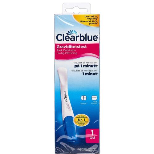 Absorbere Mand ulovlig Clearblue Plus Graviditetstest 1 stk. | Køb online nu!