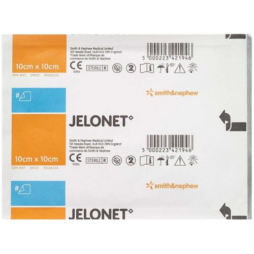 Køb JELONET Gazekompres 7404 10 x 10 cm 1 stk. online hos apotekeren.dk