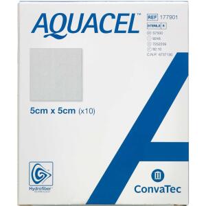 Køb Aquacel Hydrofiber Sårbandage 5 x 5 cm online hos apotekeren.dk