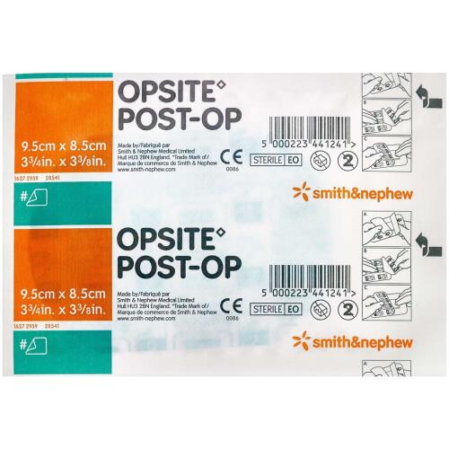 Køb OPSITE POST-OP 9,5 x 8,5 cm 1 stk. online hos apotekeren.dk