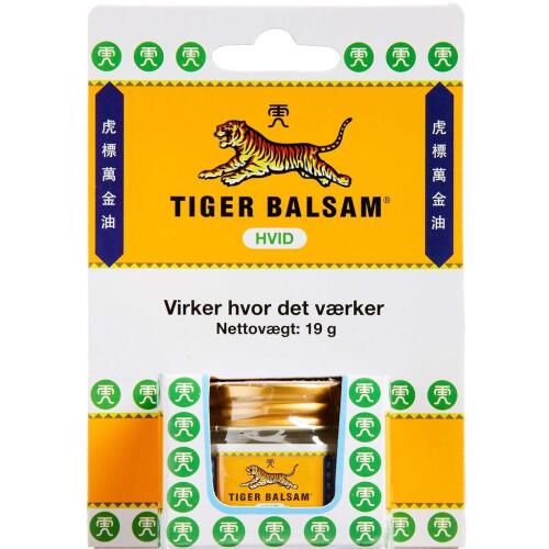 TigerBalsam Hvid | apotekeren.dk | Køb online nu!