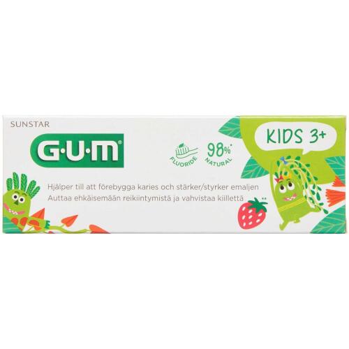 Køb GUM® JUNIOR Tandpasta 2-6 år 50 ml online hos apotekeren.dk
