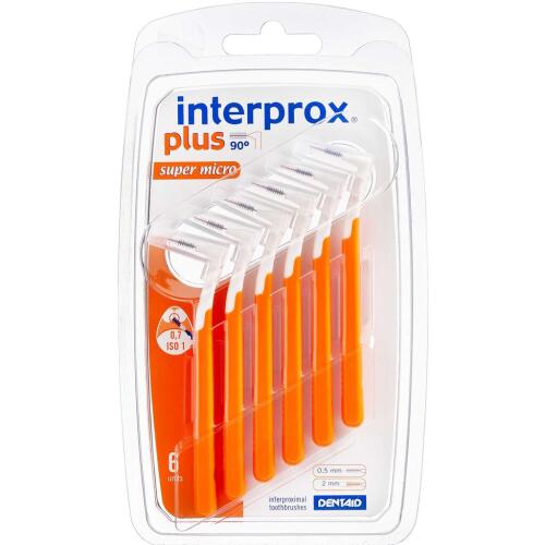 Køb Interprox plus vinkel orange 0,50 mm 6 stk. online hos apotekeren.dk