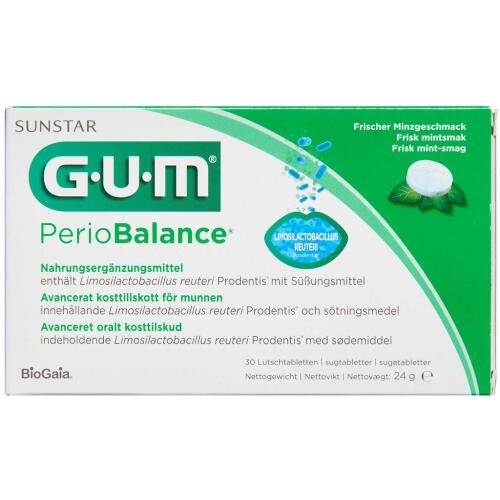 Køb GUM® PerioBalance® Sugetabletter 30 stk. online hos apotekeren.dk