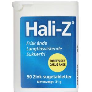 Køb Hali-Z Dårlig ånde sugetablet 50 stk. online hos apotekeren.dk
