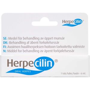 Køb Herpecilin gel 6 ml online hos apotekeren.dk