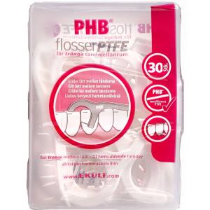 Køb EKULF PHB Flosser PTFE 30 stk. online hos apotekeren.dk