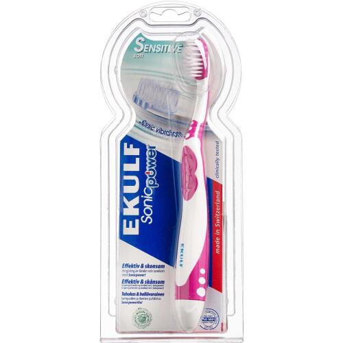 Køb EKULF SonicPower el-tandbørste 1 stk. online hos apotekeren.dk