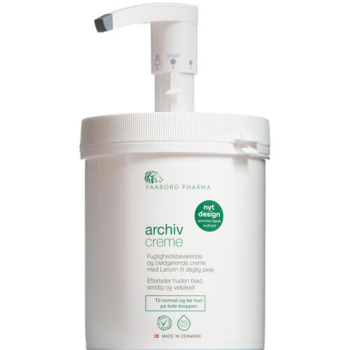 Køb Faaborg Pharma Archiv creme m. pumpe 1000 ml online hos apotekeren.dk