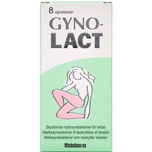Køb Gyno-Lact vaginaltabletter 8 stk. online hos apotekeren.dk
