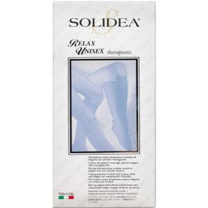 Køb Solidea Relax Unisex komprimerende, behandlende knæstrømpe i klasse II - natur Str. XXL, 1 par online hos apotekeren.dk