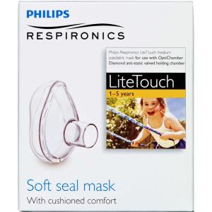 Køb Philips Respironics LiteTouch MEDIUM Mask 1-5 år. 1 stk. online hos apotekeren.dk