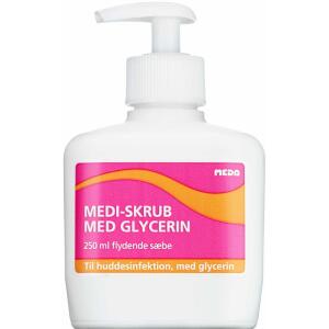 Køb Medi-skrub+glycerin m/pumpe 250 ml online hos apotekeren.dk