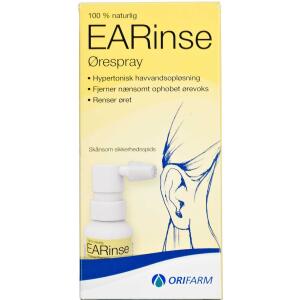 Køb Orifarm EARinse Ørespray 30 ml online hos apotekeren.dk