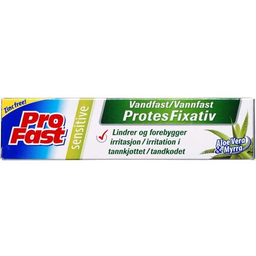 Køb Profast Sensitiv Protesefixativ 40 g online hos apotekeren.dk